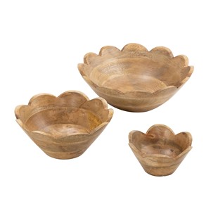 Aqdus Saleem Traditional Handmade Wood Bowls & Fruit Bowls Rectangle Shape Home <b>Decor</b> | India - Product Image 1
