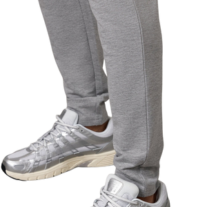 Men’s Light Grey Crew Neck Sweatshirt and Jogger <b>Pants</b> Set Casual Athletic Sportswear Training Workout Tracksuit Outfit - Product Image 6