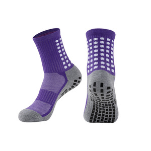Chaussettes de football 2026 Nouveau Matériau Anti-Odeur Sport Jacquard Logo Haute Compression Printemps Cuivre Tricoté - Product Image 5