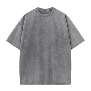 เสื้อยืดผู้ชายสะพายไหล่แบบ100% ผ้าคอตตอน - Product Image 1