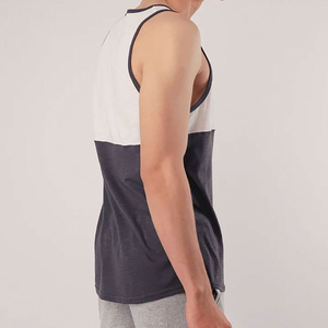 Débardeurs de sport en coton haute élasticité pour hommes, pour la vente en gros, vêtements de fitness à séchage rapide, couleur unie, grandes tailles, personnalisables - Product Image 6