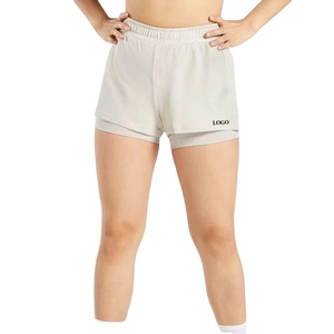 Medias de cintura alta para mujer, ropa para correr, pantalones cortos informales para gimnasio, pantalones cortos de Yoga para mujer, pantalones cortos personalizados para gimnasio, deporte, entrenamiento sin costuras - Product Image 1