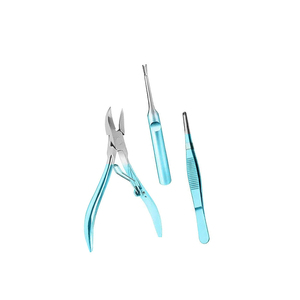 Chiropody Instrument <b>Kit</b> Stainless Steel Podiatry Instrument Set With Leather Case - Product Image 4