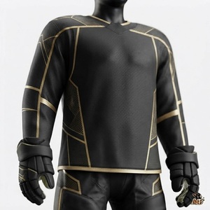 ice Hockey Jersey Matching Pants <b>Socks</b> Athletic Sports Uniform Lightweight <b>Moisture</b> Wicking Training Competition Clothing - Product Image 6