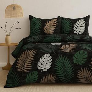 Stylish Quality Cotton 3 PCS Bedsheet Set Solid Floral Print Classic Style <b>Comfortable</b> and Great for Gifting - Product Image 4