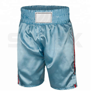 Personaliza tus Pantalones Cortos de Muay Thai MMA: Transpirables, Elásticos, Ligeros, 100% Poliéster, Unisex, Ropa de Entrenamiento de Artes Marciales - Product Image 1