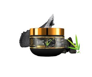 Masque facial au charbon de bambou activé naturel Khadi, masque facial aux herbes pour un nettoyage en profondeur de la peau, aide à éliminer la saleté et les points noirs - Product Image 2