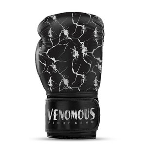 Fully Customized Venomous Black Thunder Boxing Gloves Premium Hand Grips Moisture Wicking Adjustable Wrist <b>Strap</b> Training MMA - Product Image 3