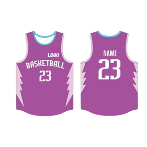 Maillot de basketball réversible pour adulte, imprimé par transfert thermique, en maille extensible, sans manches, à séchage rapide, antibactérien - Product Image 4