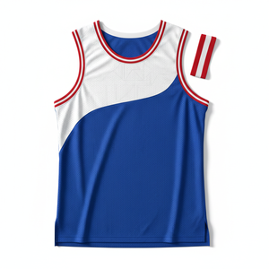 Vente en gros usine – Nouveau maillot d'entraînement respirant 100 % polyester pour homme, haute qualité, uniforme de basketball rétro rouge 2026 - Product Image 2