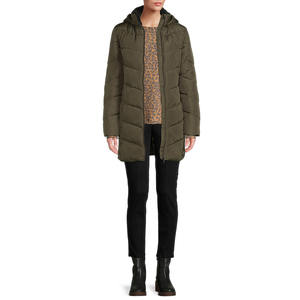 Chaqueta Acolchada Personalizada para Mujer, Ropa de Invierno, Chaqueta Larga Acolchada Lisa, Chaqueta Acolchada para Mujer Más Vendida a Bajo Precio - Product Image 5