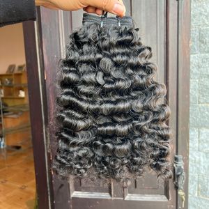 Extensiones de cabello humano rizado birmano trama virgen Paquete de cabello crudo vietnamita de doble caída sin químicos - Product Image 3