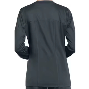 Blouse unisexe de la série américaine pour uniformes hospitaliers, veste zippée en tissu TRS chaud, imprimée, pour infirmières - Product Image 3