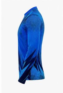 Camiseta de Manga Larga para Hombre, Protección UV, Color Azul Degradado, Camiseta Deportiva de Manga Larga para Natación - Product Image 5