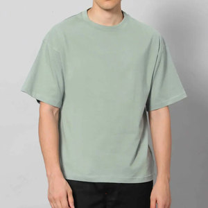 T-shirt décontracté pour homme en jersey 100 % coton marron à col rond et manches courtes, avec imprimé numérique sur le devant, motif uni, séchage rapide, coupe classique - Product Image 4