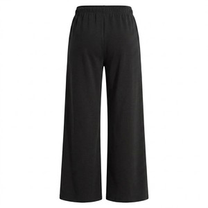 Meyha Sports Women's <b>Wide</b> <b>Leg</b> Jogger <b>Pants</b> Mid Waist Elastic Breathable Quick-Dry Loose Fit Full Length Black Casual Autumn - Product Image 2