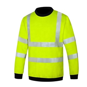 เสื้อกันหนาวผ้าฝ้ายมีฮู้ดใหม่2021เสื้อกันหนาวมีฮู้ดเสื้อกันหนาวมีฮู้ดสำหรับเตือนความปลอดภัยในฤดูหนาวโลโก้สะท้อนแสงปรับแต่งได้ - Product Image 1