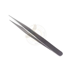 Pince à épiler professionnelle pour extensions de cils, en acier inoxydable, durable, antistatique, avec poignée confortable - Product Image 6