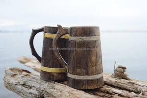 Taza de Café de Madera Estilo Rústico, Producto de Exportación de la Mejor Calidad de la India, Estilo Vintage Hecho a Mano, Decoración para Bebidas - Product Image 5