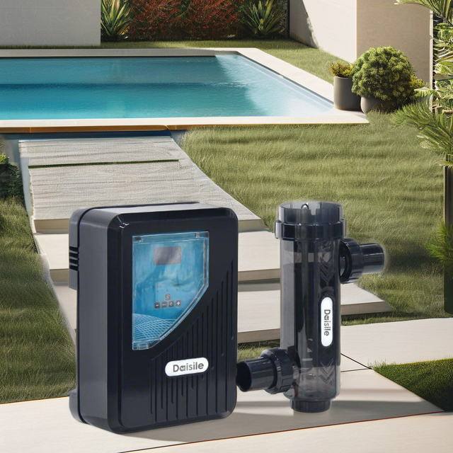 42g/h Automatic Salt Chlorine Generator System | Smart Swimming Pool Chlorinator with 12-Month Warranty