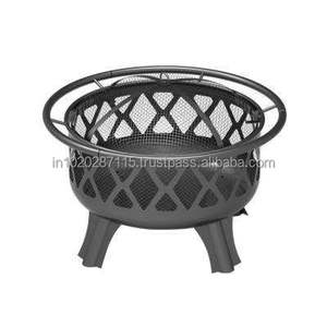 Rustic farmhouse style <b>iron</b> <b>fire</b> <b>pit</b> ideal for garden decoration adding traditional warmth and beauty to outdoor living - Product Image 1