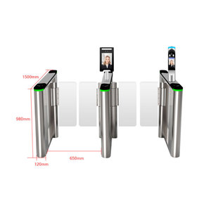 Yüksek güvenlik kapısı sistemi Rfid optik yaya erişim kontrolü Speedlane turnike Servo bariyer kapısı - Product Image 1