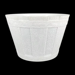 Pot rond en plastique de 18 pouces, grand pot à fleurs pour la décoration intérieure et extérieure, jardin, patio, balcon - Product Image 1