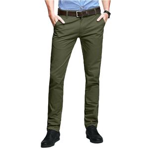 Pantalon chino à la mode pas cher prix bas quantité minimale de commande coton de qualité supérieure arrivée pantalon formel pantalon chino de marque personnalisé pour hommes - Product Image 6