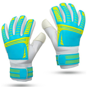 Football Goalkeeper Gloves <b>Full</b> Finger PU Leather Breathable Hook And Loop Closure Unisex Non <b>Slip</b> - Product Image 4