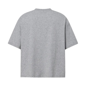 Camiseta de Algodón Negra para Hombre, Manga Corta, Cuello Redondo, Casual, Lisa, de Color Sólido, Tejido de Lona, Corte Regular, Marca ROLEIN SPORTS, Antiencogimiento - Product Image 4
