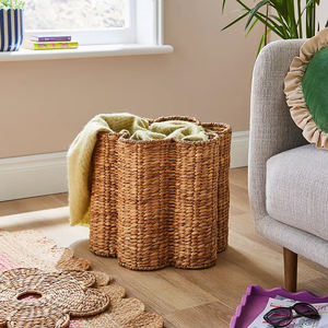 Panier en jacinthe d'eau pour enfants, fabrication artisanale, organisateur naturel tressé, fourni par l'usine, fabricant OEM - Product Image 2