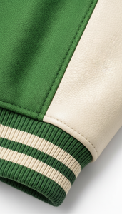 Vêtements professionnels universitaires avec doublure matelassée et patchs brodés, style américain authentique, vente en gros - Product Image 4