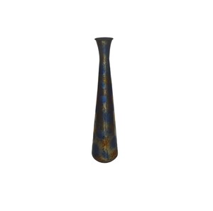 Decorative Aluminum <b>Centre</b> <b>piece</b> Vase with Refined Floral Cutwork Pattern for Premium Interior Deco - Product Image 1