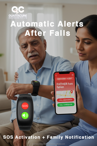 2025 QC V23 4G GPS Smart <b>Watch</b> for Elderly Care SOS Fall Detection WiFi LBS Position Heart Rate Monitor Answer Call - Product Image 5