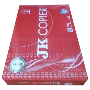 Papier A4 de qualité supérieure pour photocopieuse JK, idéal pour les commandes en gros, finition lisse, emballage fiable et feuilles de qualité export. - Product Image 1