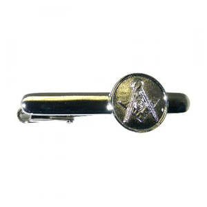 Pince à cravate maçonnique avec équerre et compas, accessoire de la Fraternité des Francs-Maçons, design élégant pour homme, idée cadeau pour membre de la loge - Product Image 1