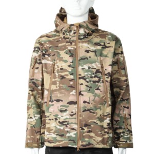 Wholesales New Design Softshell Tactical Us Winter <b>Soft</b> <b>Shell</b> <b>Jacket</b> Men's <b>Hooded</b> Tactical Softshell <b>Jacket</b> Windproof Workwear - Product Image 5