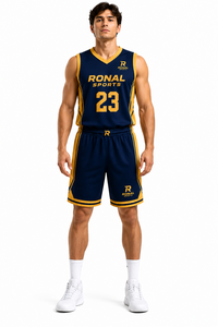 Ensemble d'uniformes de basketball personnalisés OEM ODM sublimés pour hommes, maillot et short de basketball en polyester à séchage rapide, fabricant en gros - Product Image 3