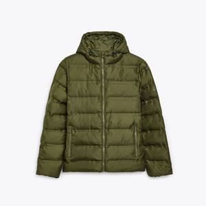 Veste matelassée en nylon de qualité supérieure, textiles d'extérieur pour veste matelassée isolante pour homme avec capuche - Product Image 3