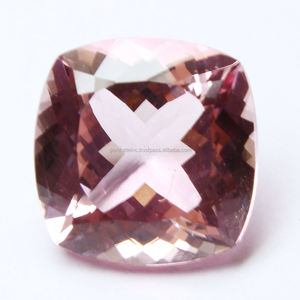 Coussin Morganite rose le plus vendu coupe à facettes fait à la main en argent/or fabrication de bijoux pierres précieuses de naissance vente en gros - Product Image 5