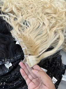 CdyHairVN Venta Off Hair Clip-in 100% Cabello crudo Sin enredos, Precio al por mayor Cabello de cutícula alineado humano para novia - Product Image 5