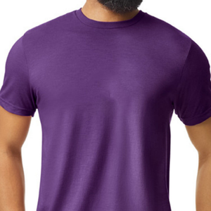 Men's <b>Purple</b> Short Sleeve <b>T</b>-<b>Shirt</b> Regular Fit Cotton Jersey O-Neck Casual Solid Color Blank Design for reasonable prices - Product Image 6