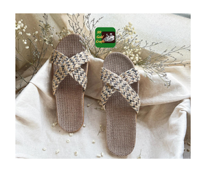 Pantuflas de Seagrass 2026 Ligeras para Caminar Cómodamente en Interiores, Pantuflas de Paja Artesanales de Verano, Verano en Vietnam - Product Image 5