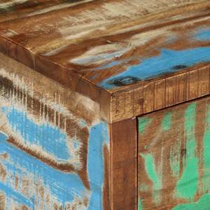 ชั้นวางทีวีไม้รีไซเคิลสีสันหลากหลายขนาดกลาง เฟอร์นิเจอร์หลากสีสันที่ไม่เหมือนใคร - Product Image 6