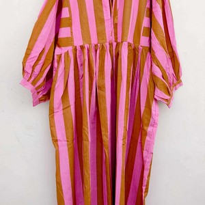 Vestido Maxi Bohemio Vintage para Mujer al por Mayor, Cuello Redondo con Volantes, para Fiesta o Primavera, Ajuste Holgado, Tejido Transpirable - Product Image 3