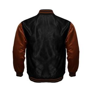 Nouvelle arrivée : veste varsity en laine pour homme, 100% coton, fermeture à boutons, style bomber universitaire pour l'hiver - Product Image 4