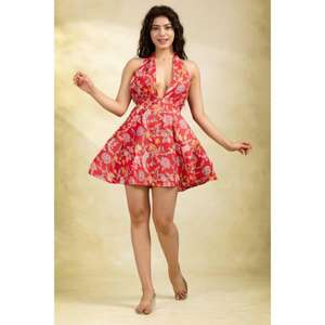 Vestido Corto de Algodón para Fiesta, Vestido Mini Bohemio de Verano para Mujer, Atuendo Informal Ligero y Moderno - Product Image 3