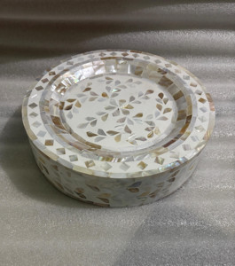 Incrustaciones de resina con incrustaciones de hueso estilo Ins económicas, soporte para pastel hecho a mano no tóxico ecológico, pieza elegante para servir para bodas - Product Image 6