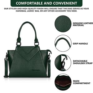 Sac à main pour femme en cuir véritable très demandé pour le bureau et les soirées, sac à main pour femme destiné à l'exportation depuis l'Inde - Product Image 4