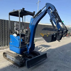 Excavadora de cadenas usada profesional de 3 toneladas con joysticks de precisión y pluma de giro lateral para trabajos complejos en sitios accidentados - Product Image 2